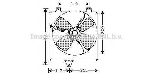 PRASCO DU7502 Fan, radiator